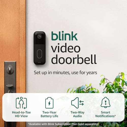 Thumbnail 1 de Blink Video Doorbell – Head-to-Toe HD View, 2-Year Battery, Sync Module Core