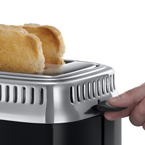 Detalle 1 de Russell Hobbs Tostador 2 Ranuras Acero Inoxidable, 1300 W 🍞