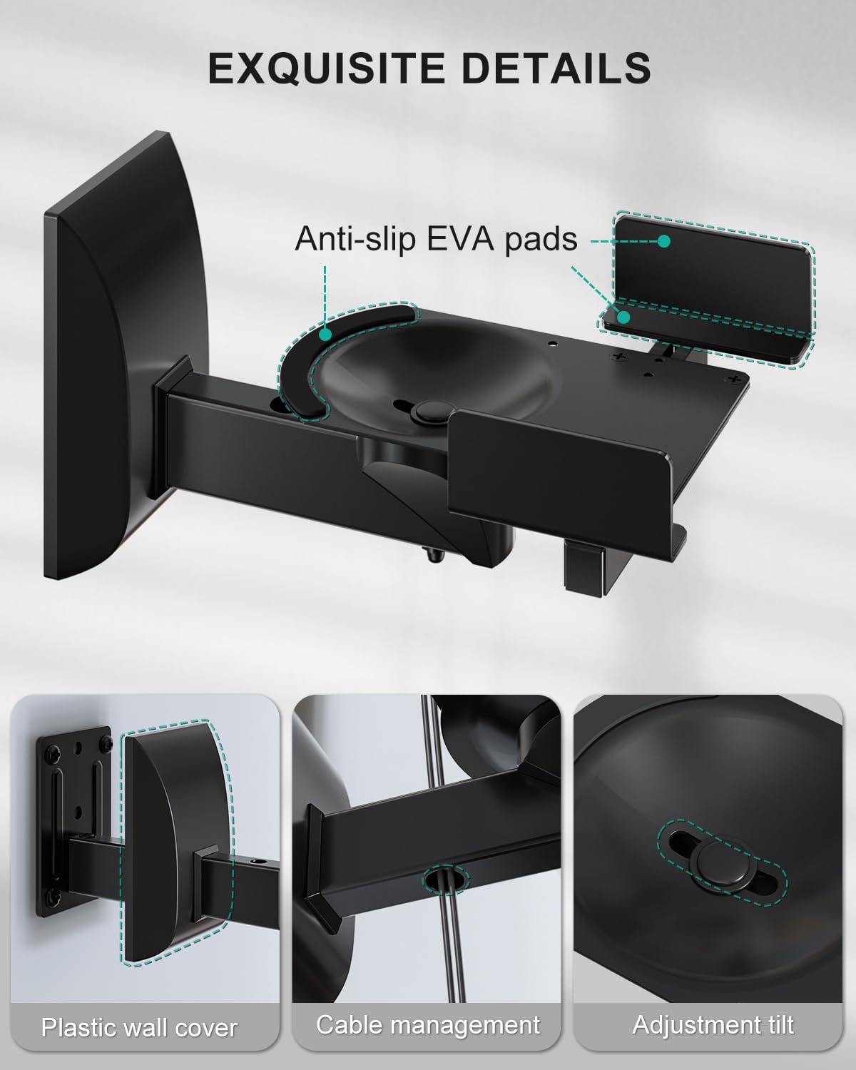 Thumbnail 1 de WALI SWM201 Speaker Wall Mounts 25 kg pair