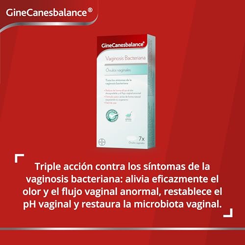 Detalle de GineCanesbalance® óvulos vaginales para la vaginosis bacteriana, 7 unidades
