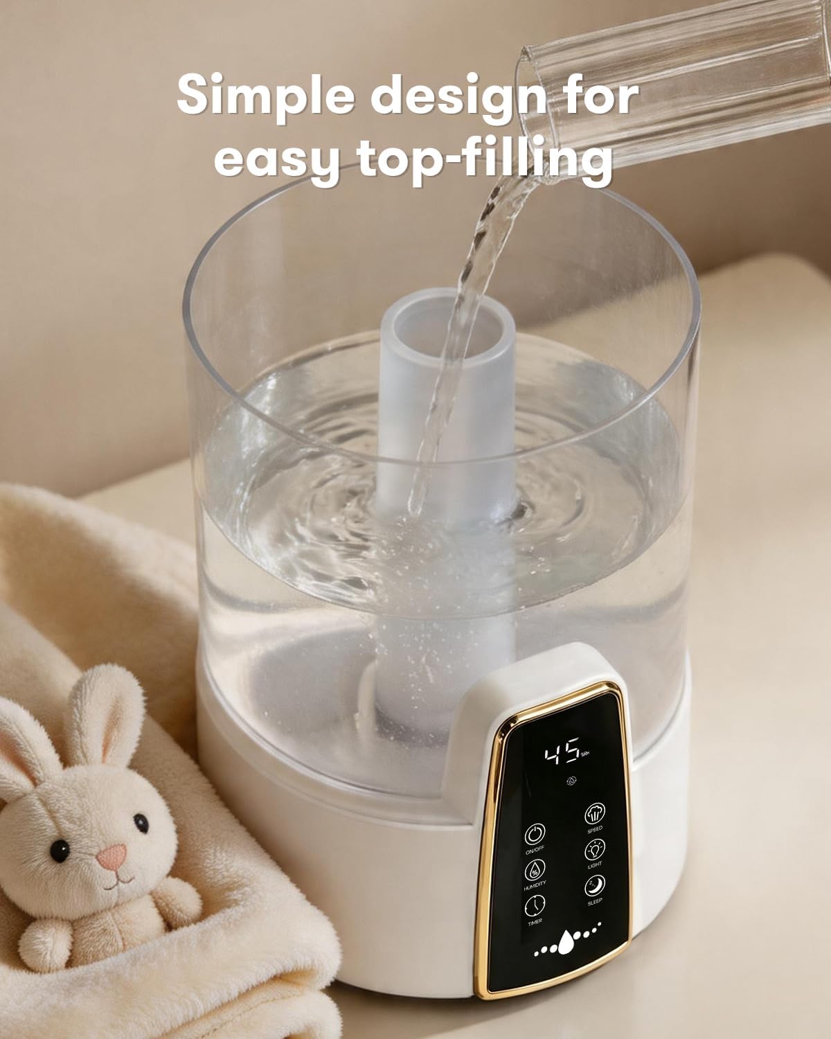 Thumbnail 6 de AILINKE MH-22301 Ultrasonic Humidifier, 4 L Top-Fill with Remote