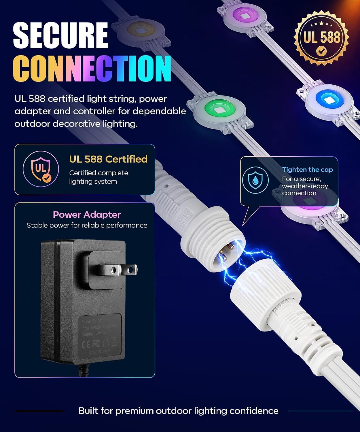 Thumbnail 6 de Permanent Outdoor Lights 200FT