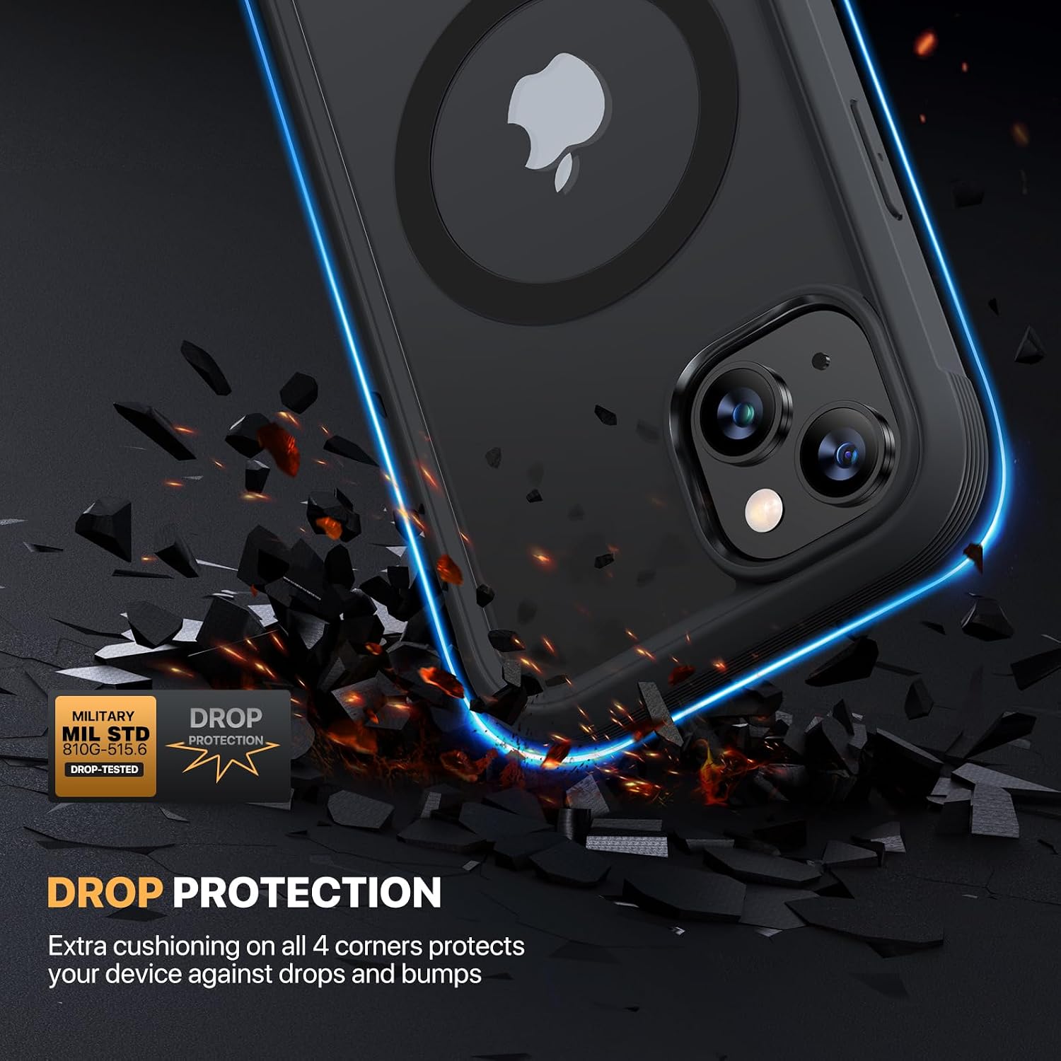 Detalle de Diaclara iPhone 15 case MagSafe 6.1" with screen protector