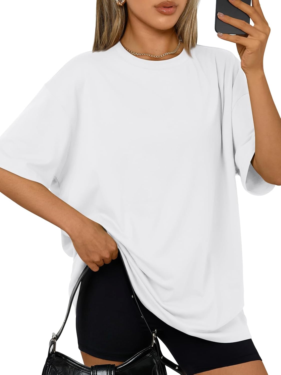 Detalle de Trendy Queen Oversized Summer T-Shirt Plus Size