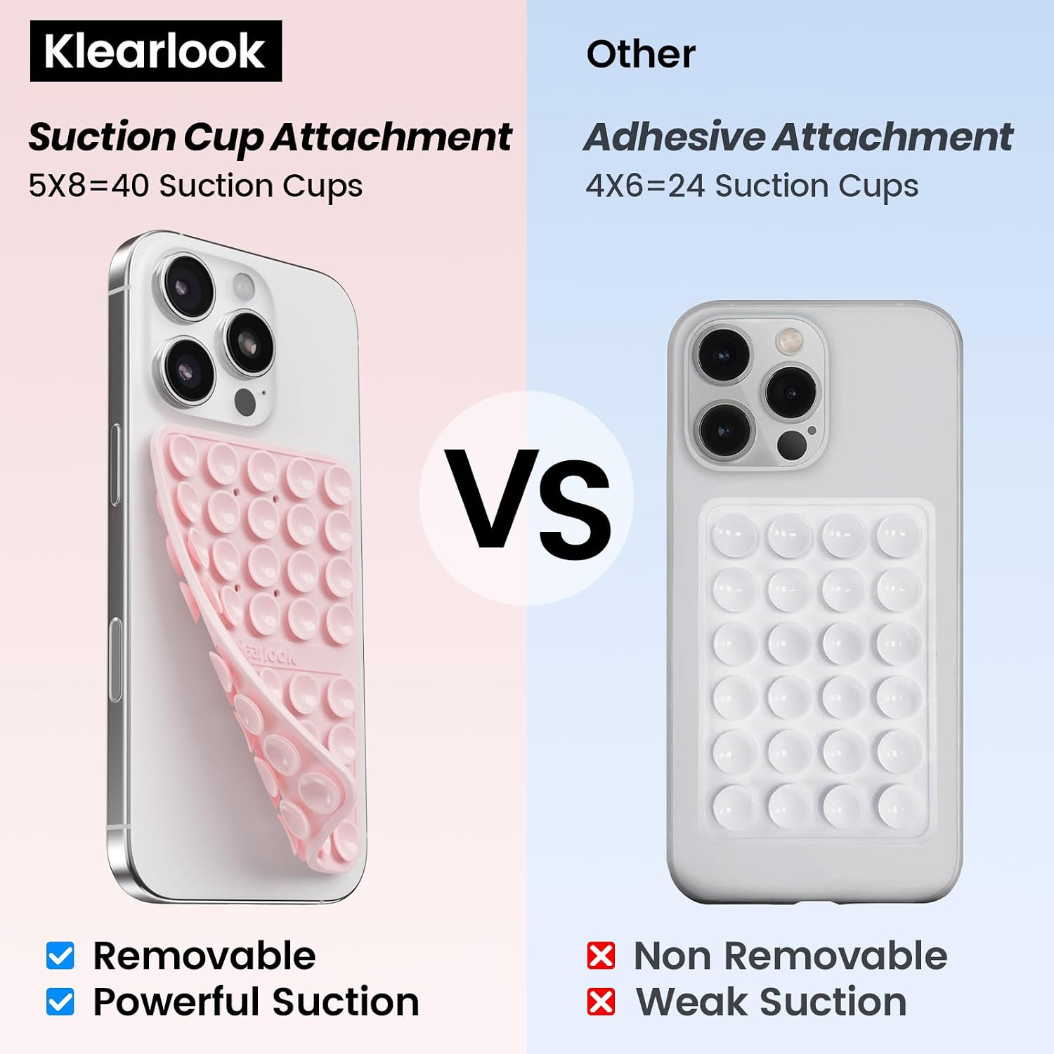 Detalle 2 de Klearlook Silicone Suction Phone Mount 1️⃣