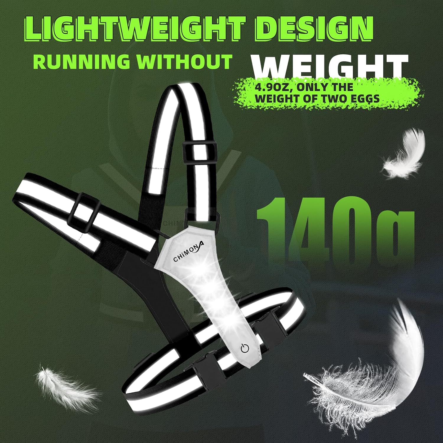 Thumbnail 5 de LED Reflective Vest 360° High Visibility USB‑C Rechargeable