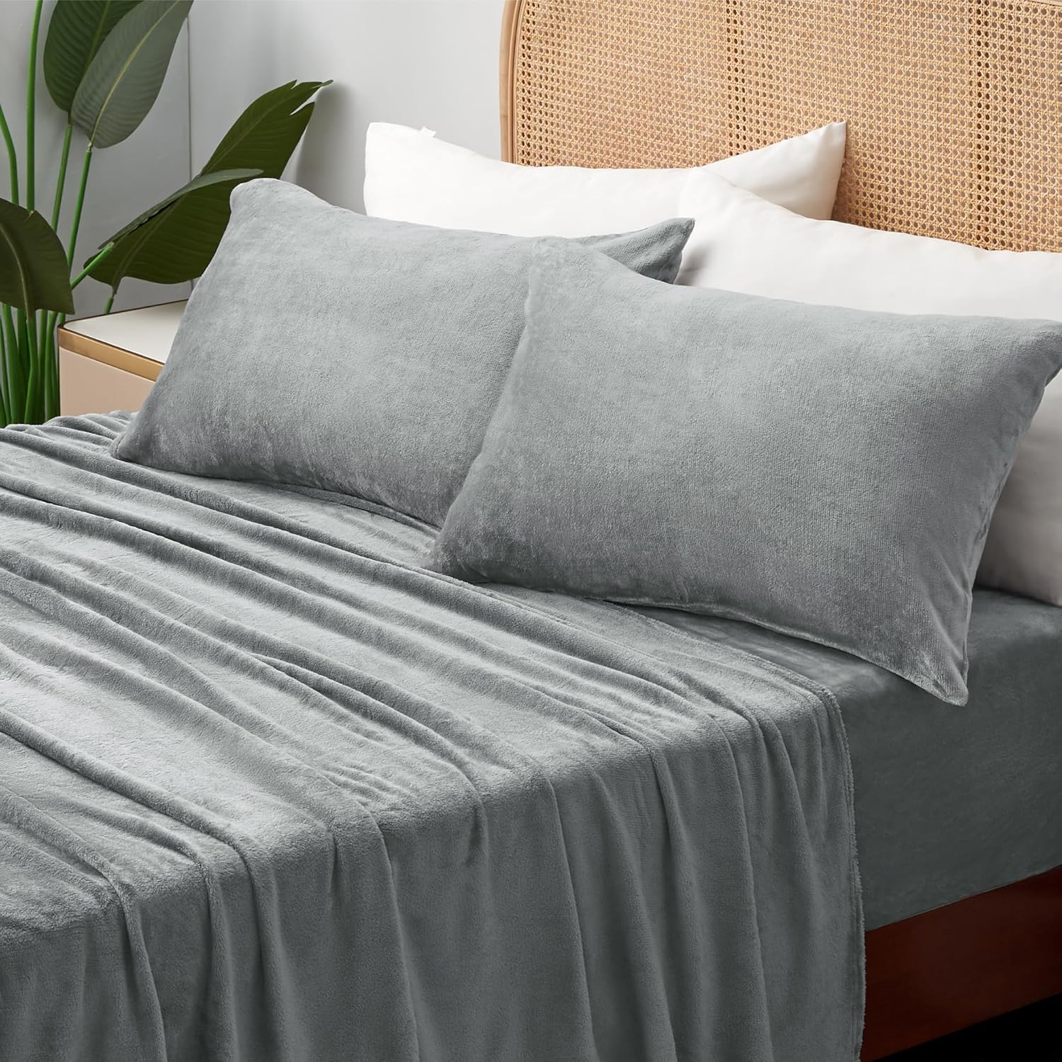 Thumbnail 1 de BEDELITE Fleece Queen Sheet Set 4-Piece