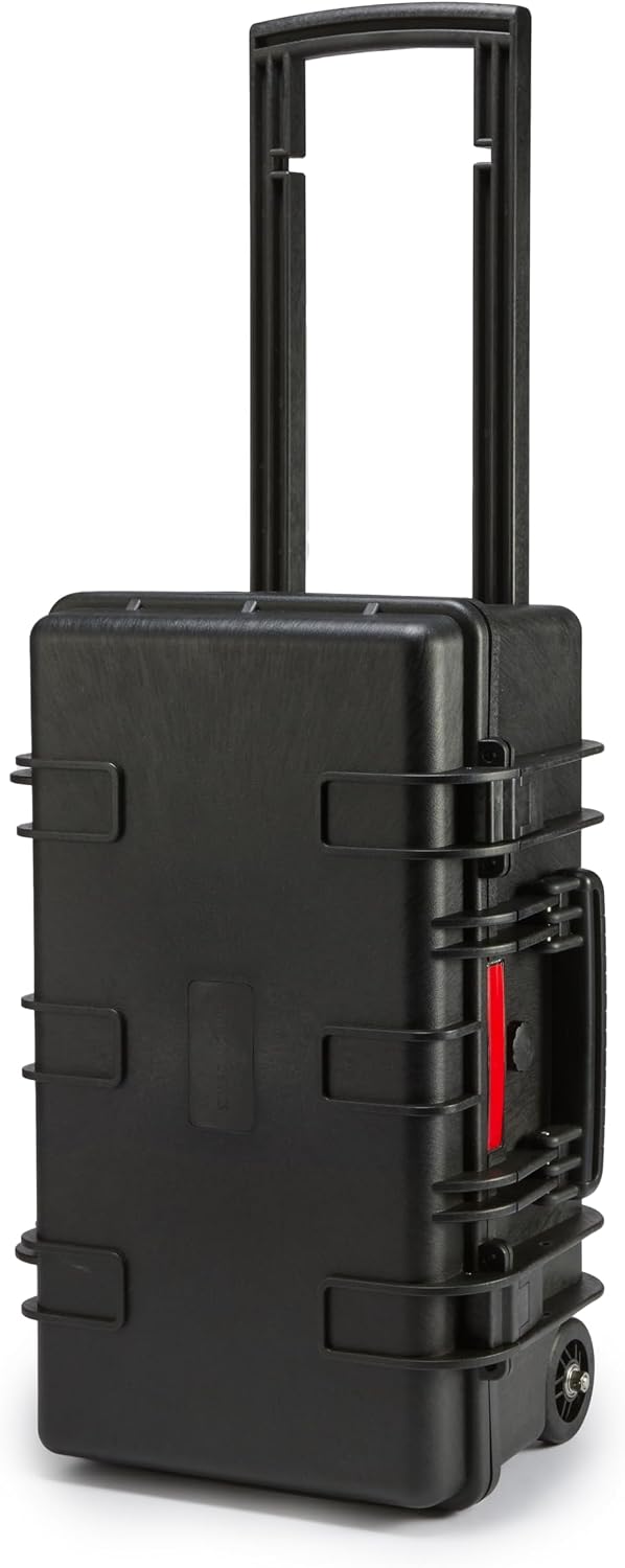 Detalle de Amazon Basics grand étui rigide de protection étanche pour caméra, drone et objectifs (mousse découpable) noir