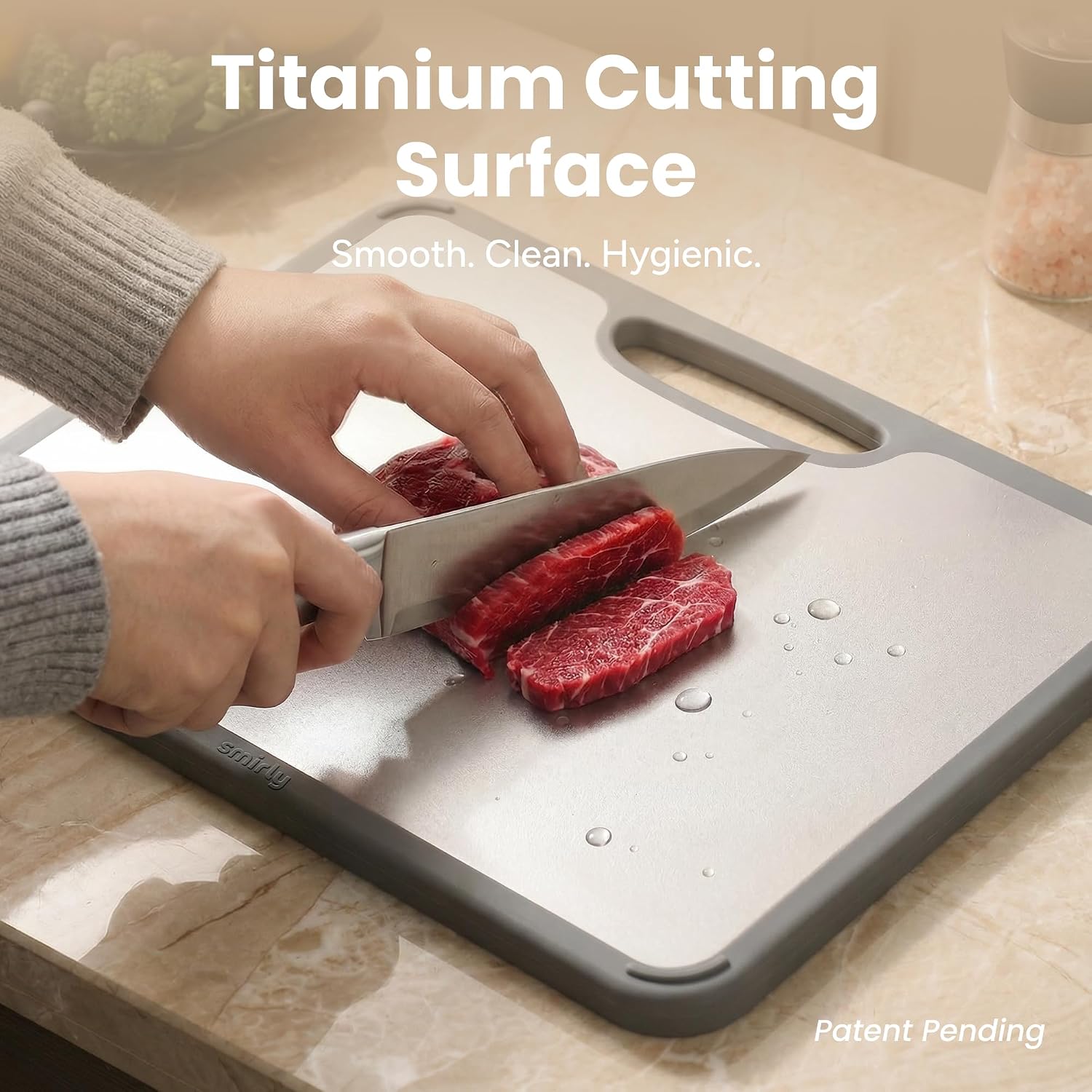 Detalle de SMIRLY Titanium Cutting Board Set