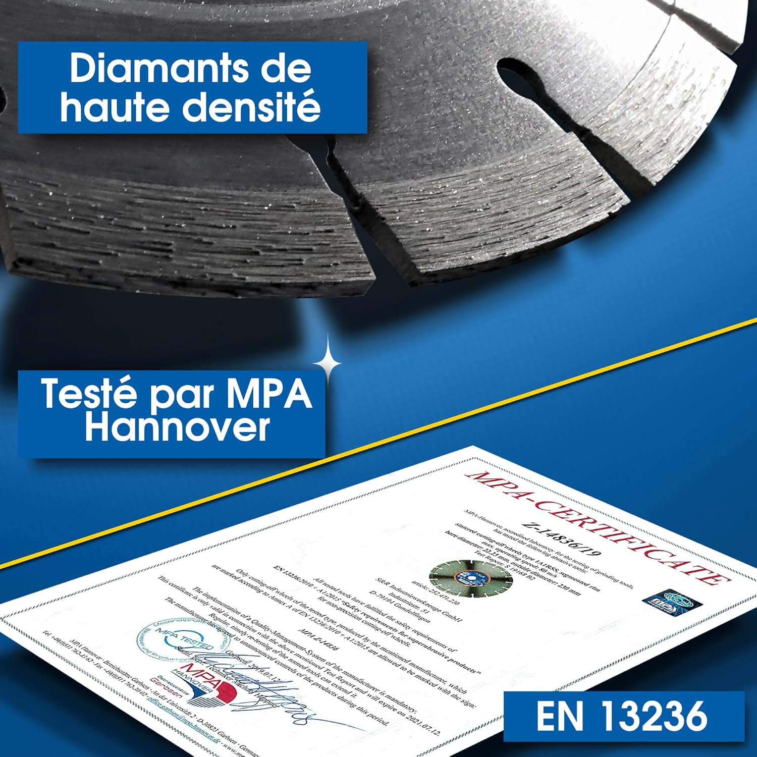 Detalle de S&R Disque diamant 230 pour bĂ©ton đ