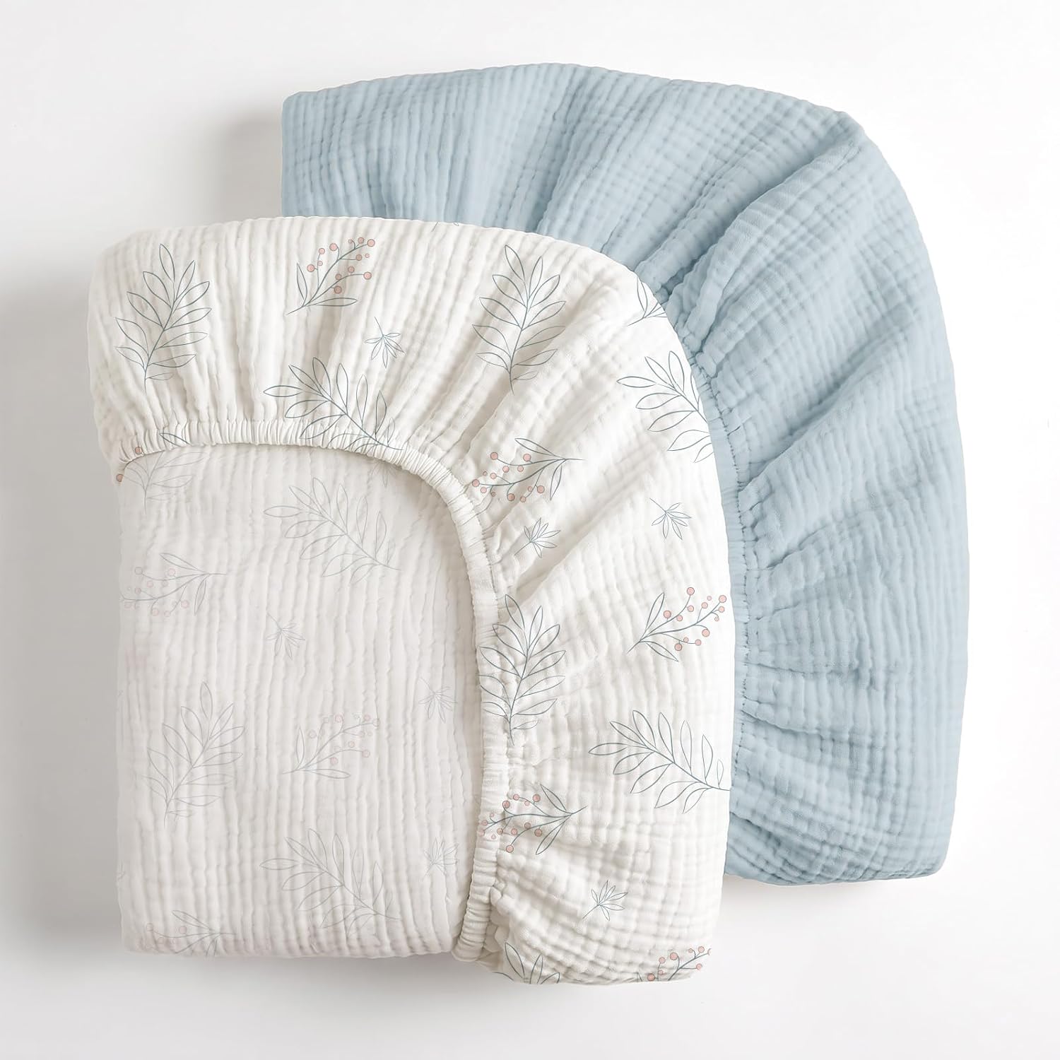 Detalle de BabyBond Muslin Crib Sheets, 2-Pack