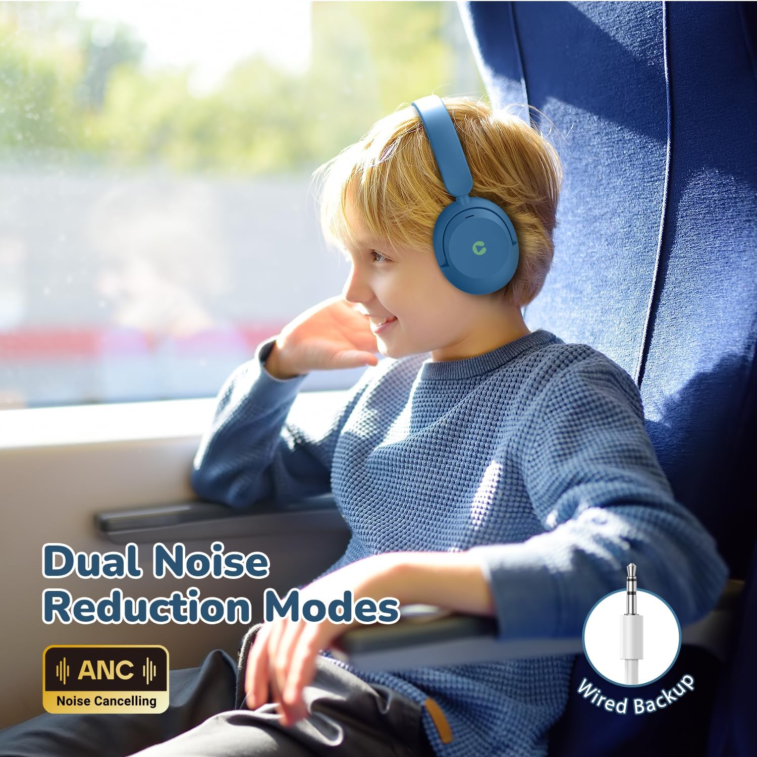 Thumbnail 5 de iClever BTH20 Kids Wireless Headphones 60H