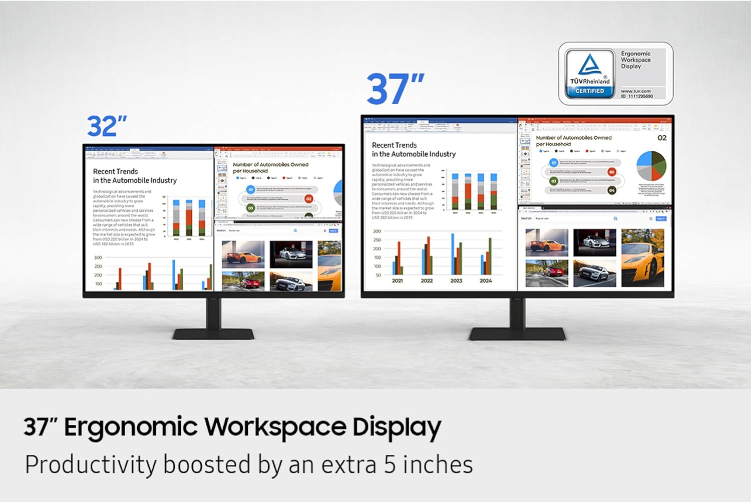 Detalle 2 de Samsung ViewFinity S8 37" 4K UHD Monitor