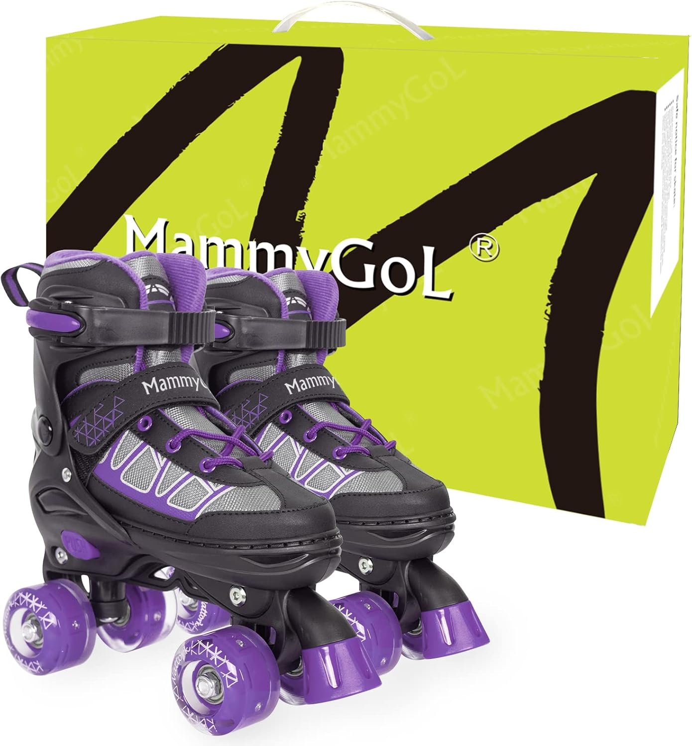 Thumbnail 5 de MammyGol Adjustable Kids Quad Skates with Light Up Wheels