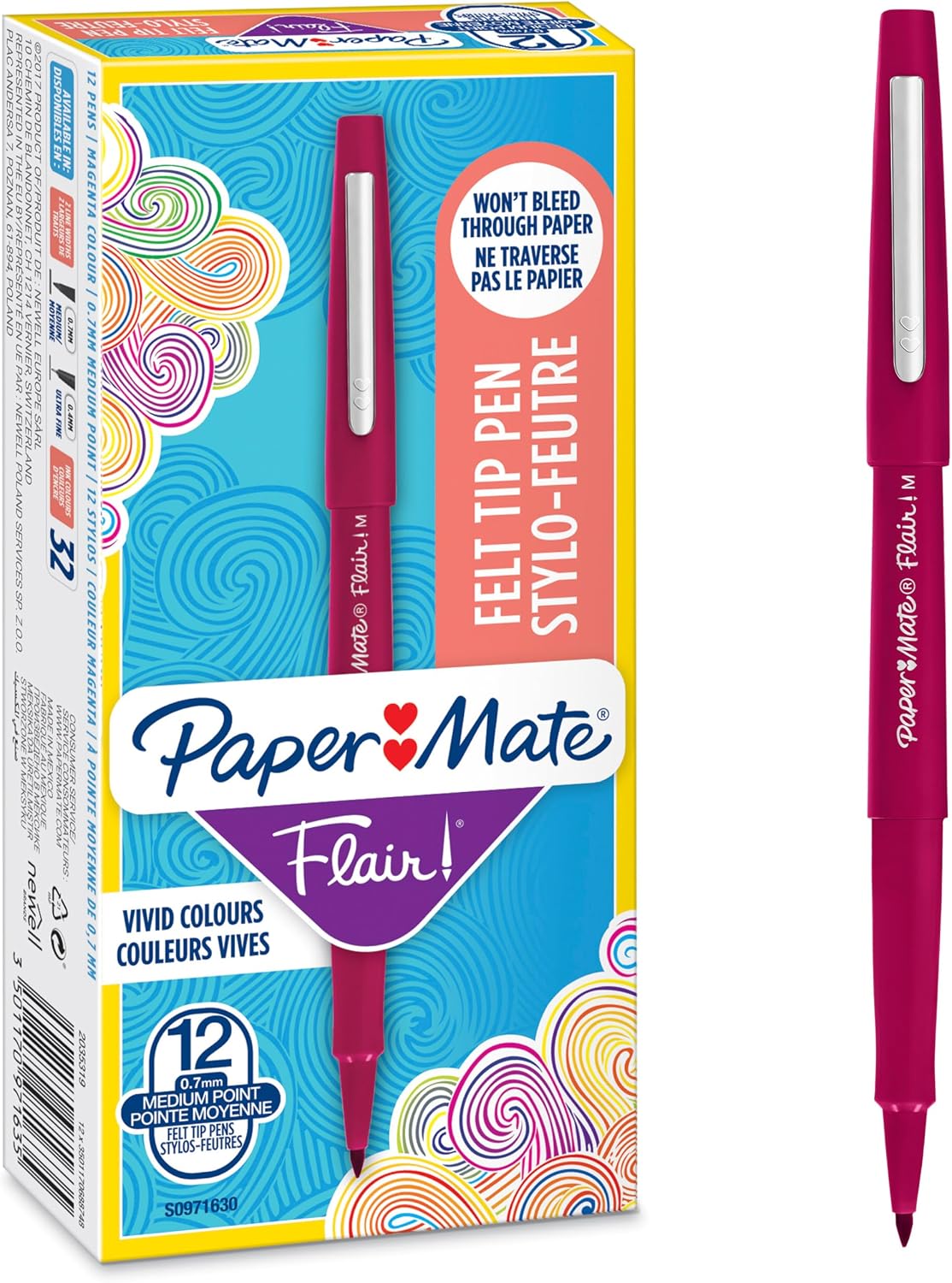 Detalle de Paper Mate Flair pennarelli 12 pezzi