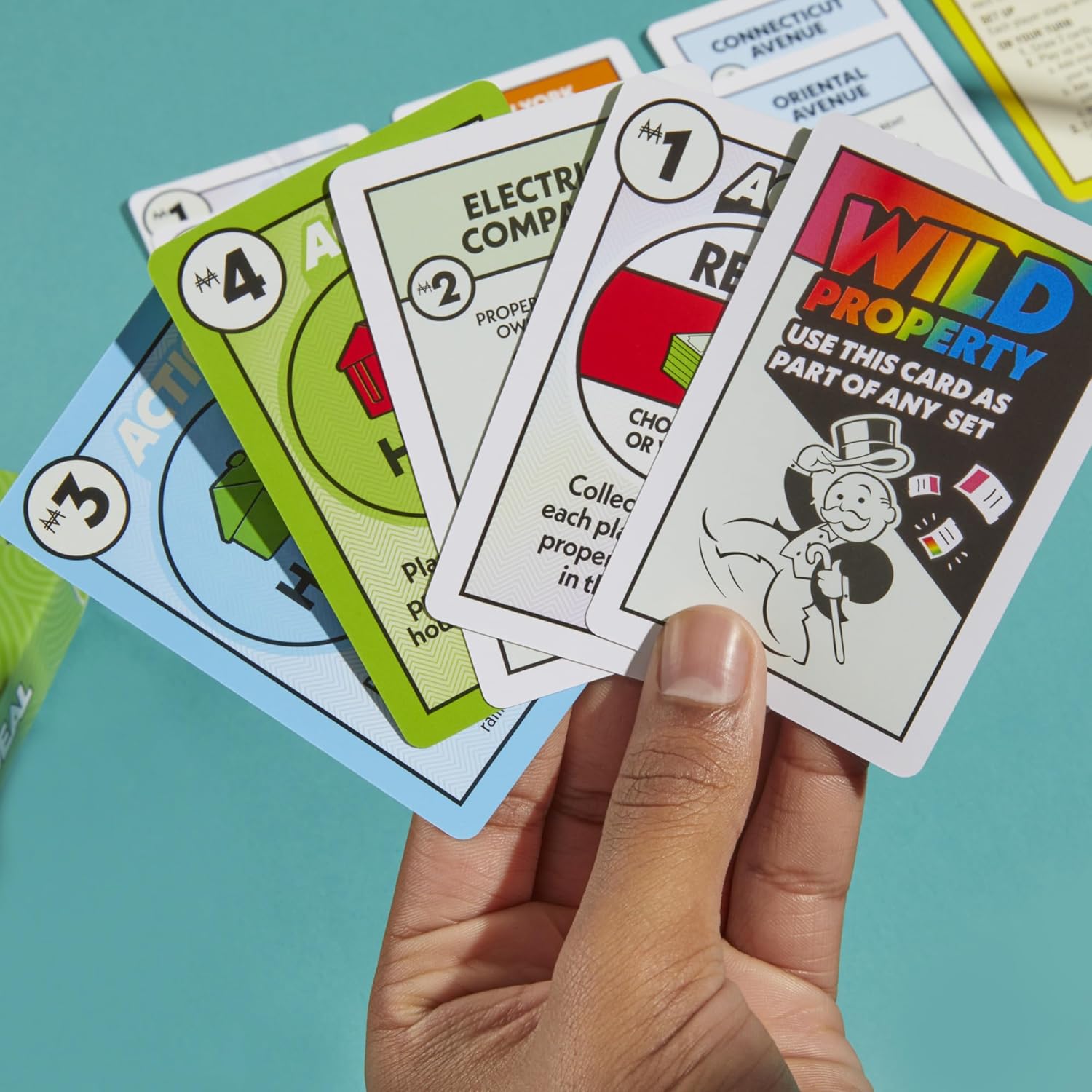 Thumbnail 3 de Monopoly Deal Strategy Card Game for 2–5 Players (8+ Years) – Quick, Family Fun