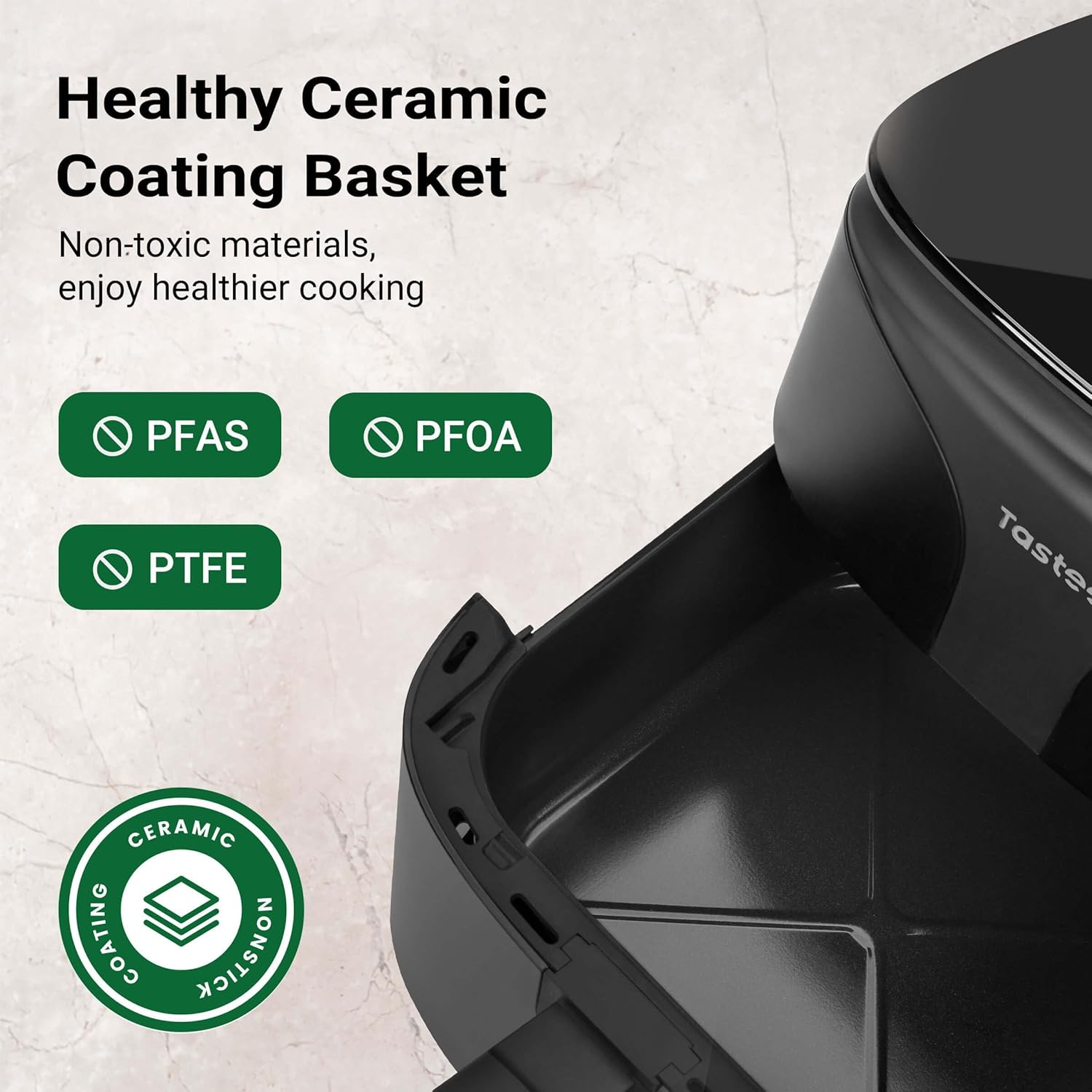 Thumbnail 2 de Tastee Ceramic Air Fryer 5.5QT