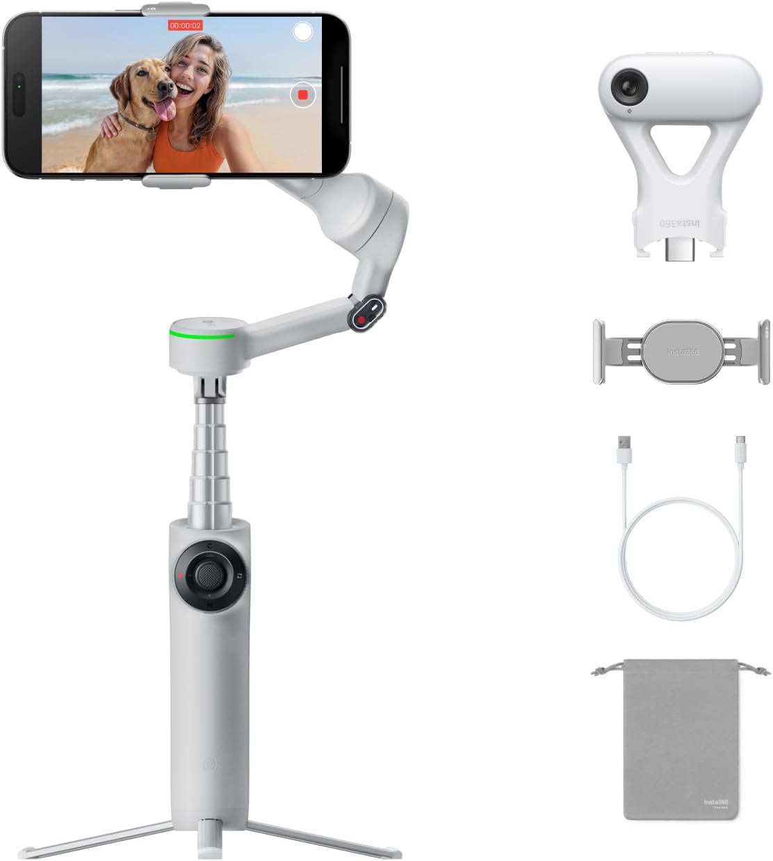Detalle de Insta360 phone gimbal Flow 2 Pro