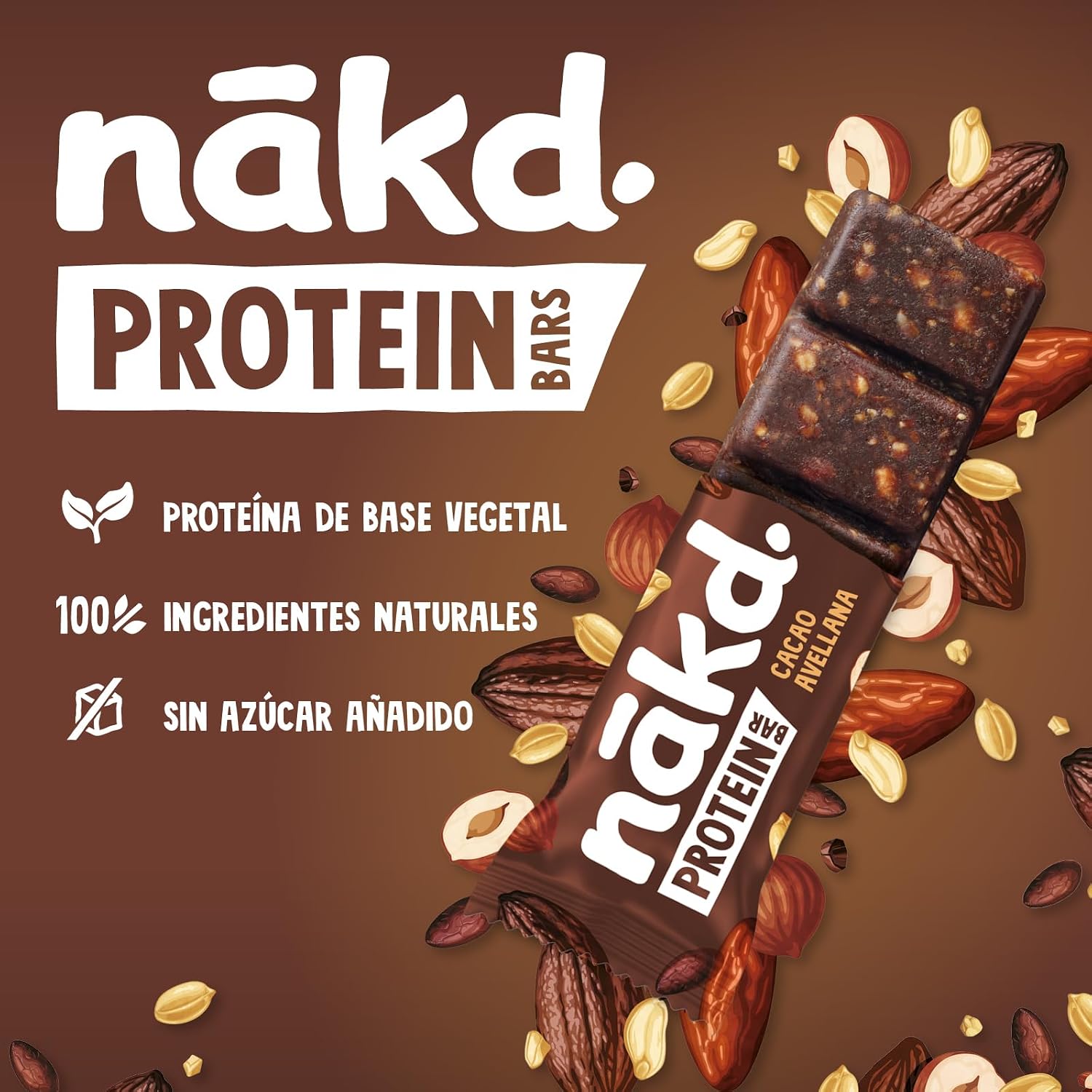Thumbnail 3 de Nākd. Protein Cacao Avellana 🍫