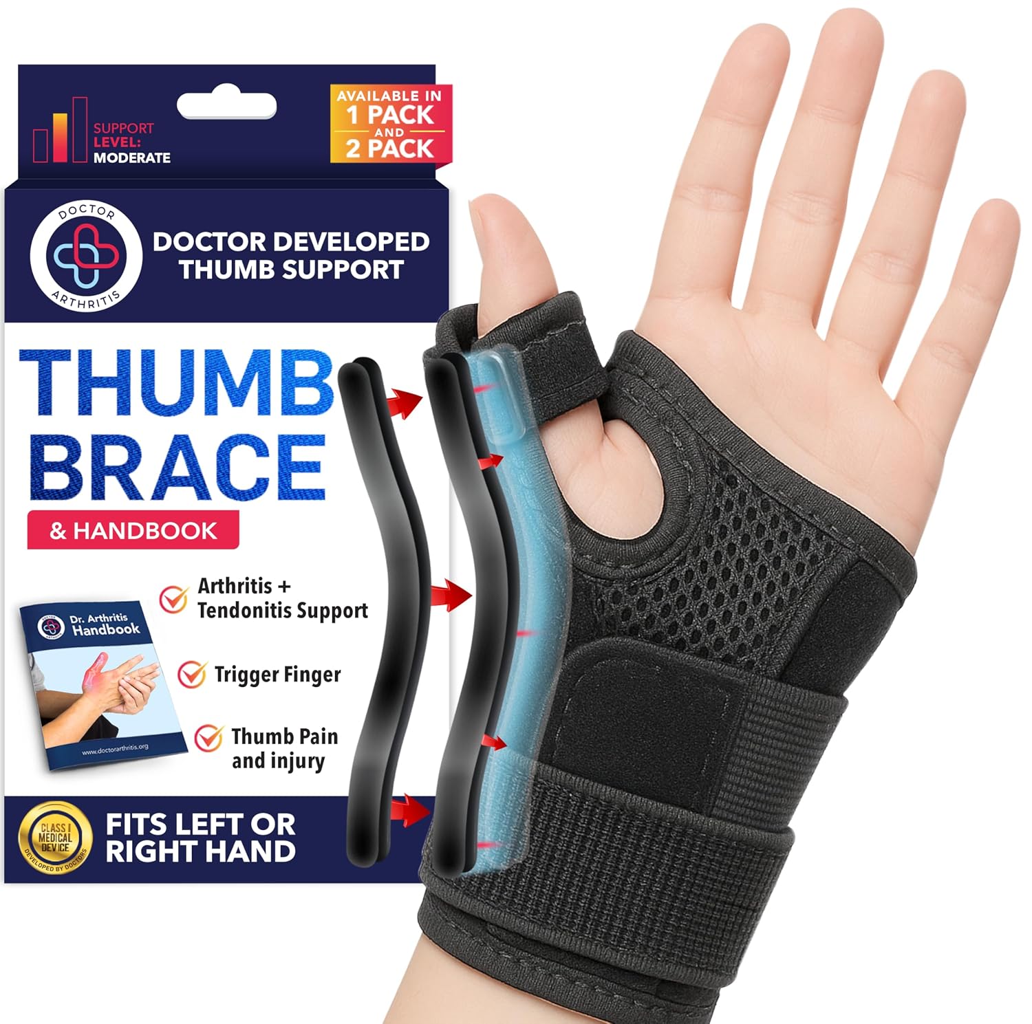 Detalle de Dr. Arthritis Thumb Brace Right/Left