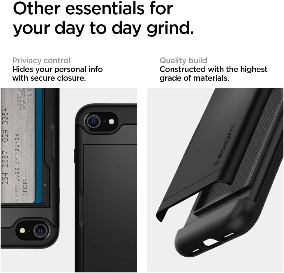 Thumbnail 6 de Spigen Slim Armor CS pour iPhone SE (2022) - coque noire