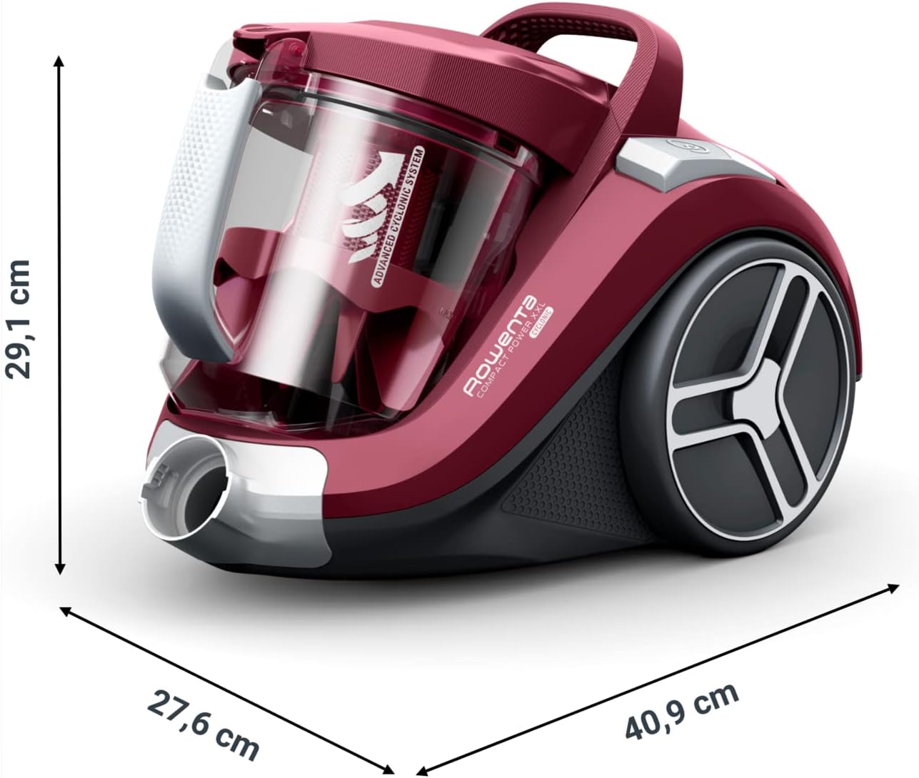 Thumbnail 6 de Rowenta Compact Power XXL Classic beutelloser Bodenstaubsauger RO4B23 (900 Watt, 2,5 l, 8,80 m Radius)