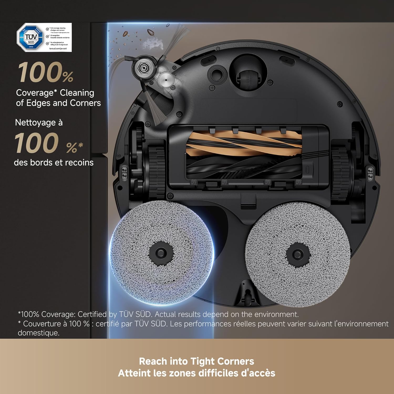Thumbnail 4 de DREAME X50 Ultra Complete Robot Vacuum and Mop with Auto-Empty and Self-Cleaning Mop — Deep Clean in Black