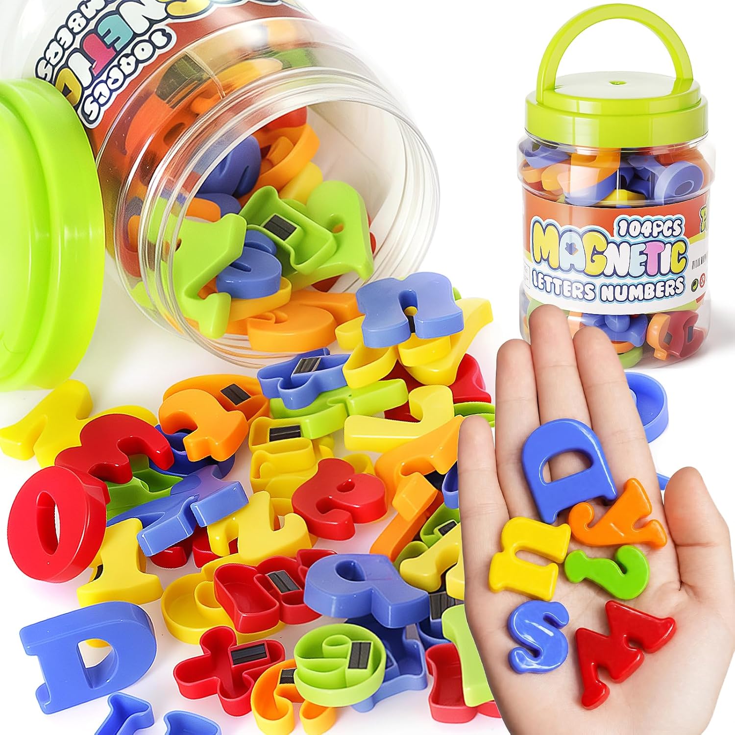 Detalle de LovesTown Magnetic Letters and Numbers 104-Piece Set