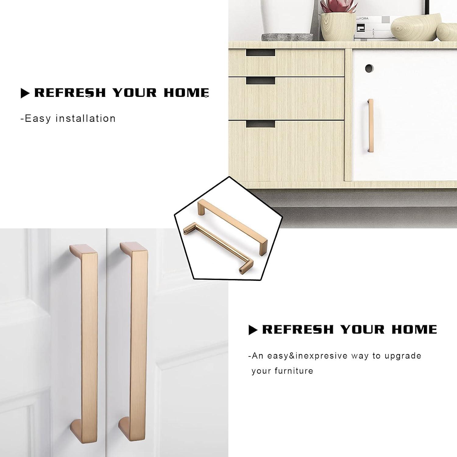 Detalle de KNOKLOCK 50a131c0-13a4-4ddb-a034-15f144e35885 Cabinet Pulls, 10-Pack