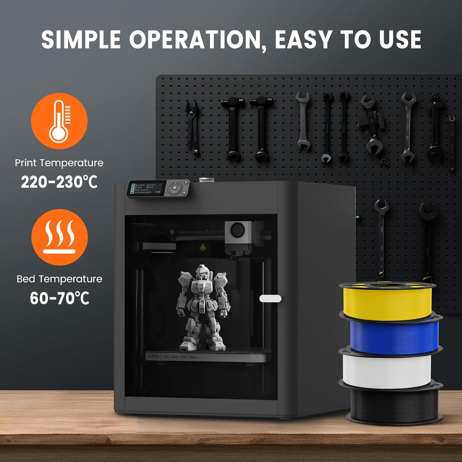 Detalle 2 de TECBEARS PETG Filament 1.75mm 1KG