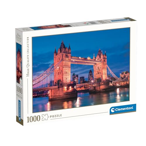 Thumbnail 4 de Clementoni Puzzle 1000 piezas Tower Bridge de noche iluminado