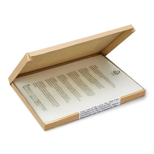 Thumbnail 4 de Amazon Basics Láminas para plastificar A4 100 unidades 🧾