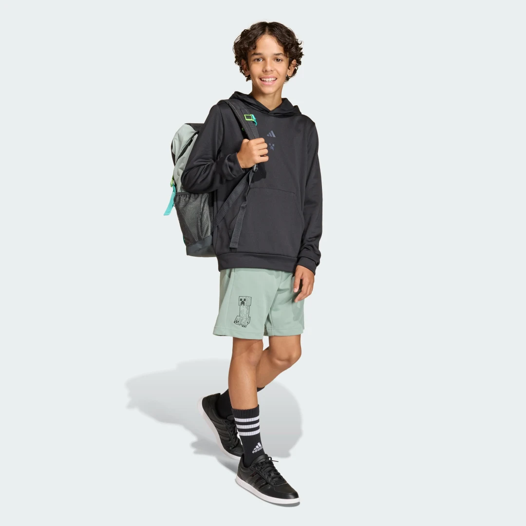 Detalle de Sudadera de entrenamiento Minecraft adidas – color negro