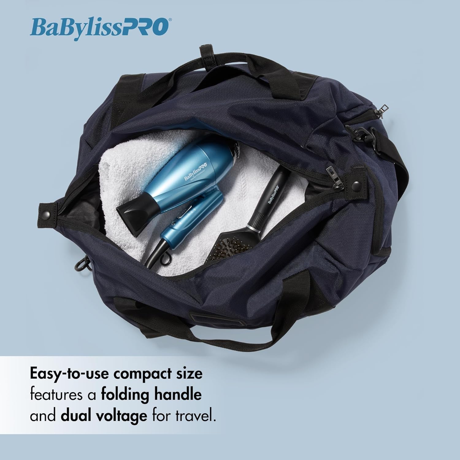 Detalle de BaBylissPRO Nano Titanium Ionic Compact Full Power Hairdryer