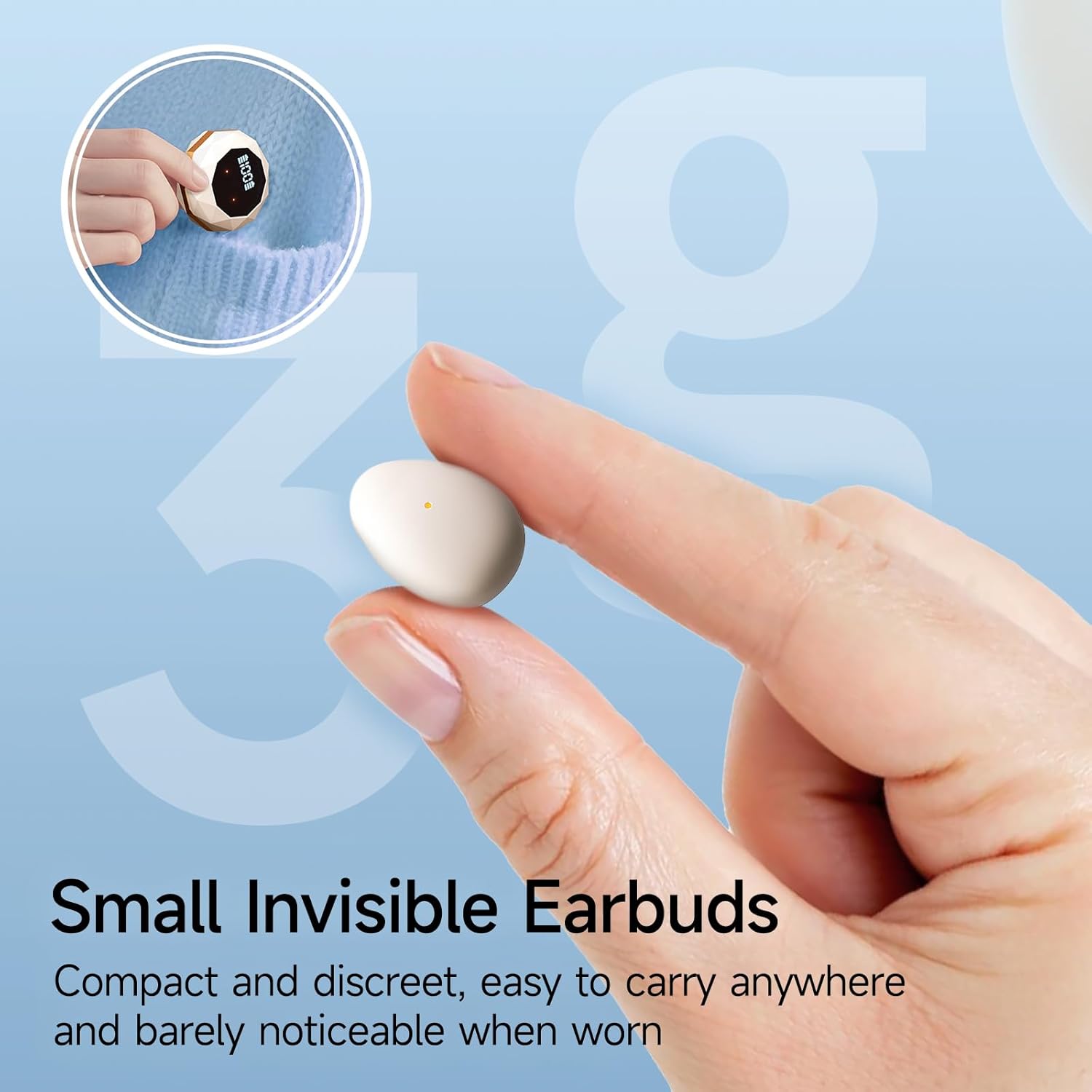 Thumbnail 4 de sunvito Sleep Headphones: Mini Wireless Earbuds for Side Sleepers