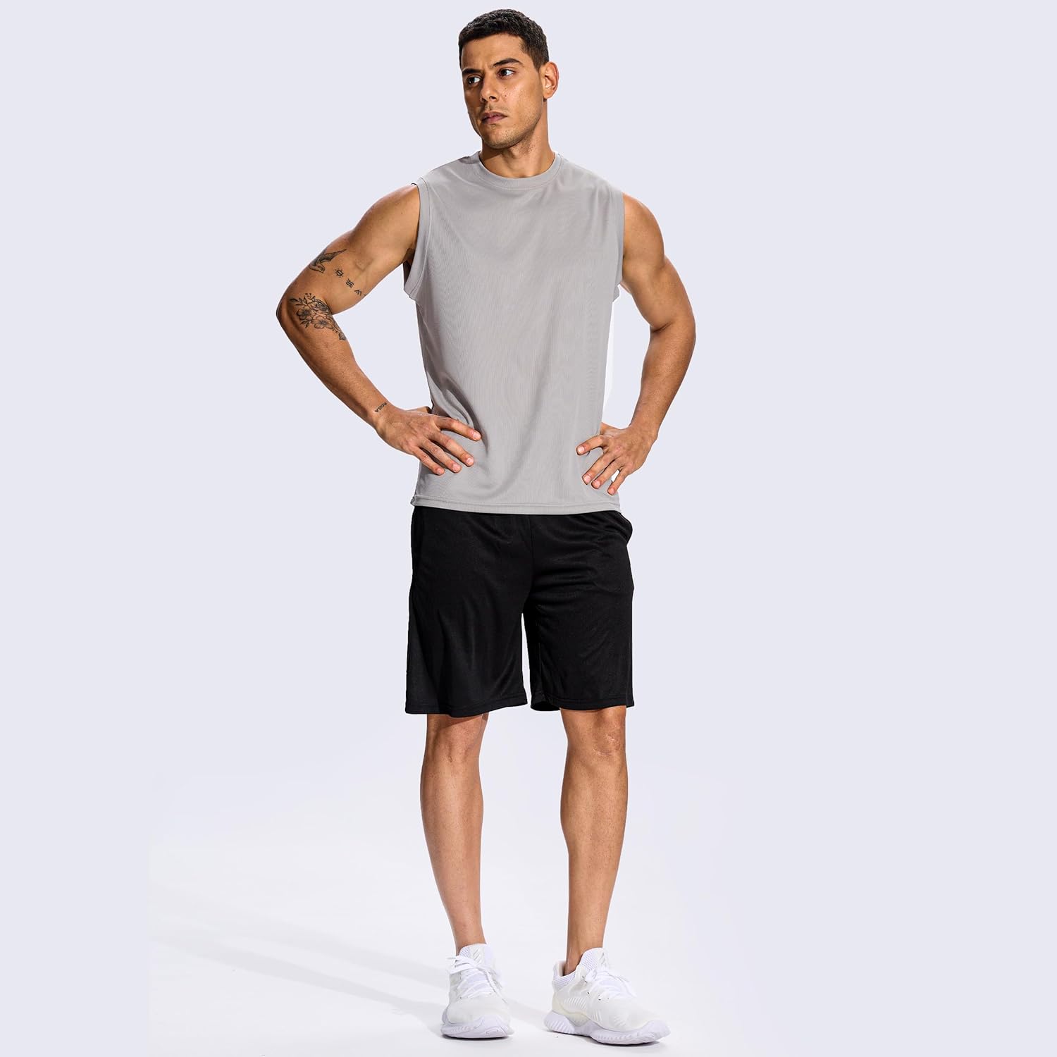 Thumbnail 5 de 3- oder 5er Pack Herren Sport Tank Top aus Polyester – ärmellos, atmungsaktiv & schnelltrocknend