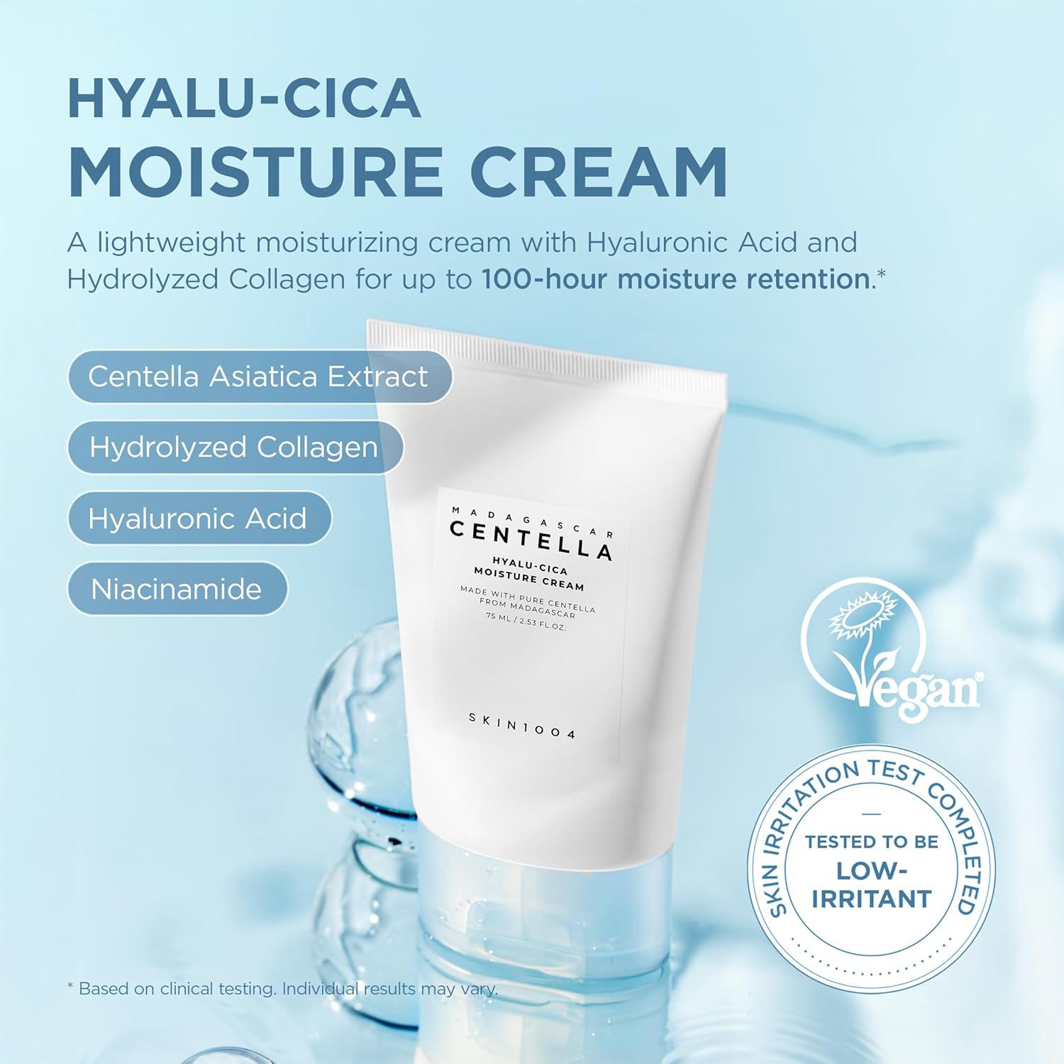 Thumbnail 1 de SKIN1004 Hyalu-Cica Moisture Cream: Lightweight Gel Moisturizer for Deep Hydration
