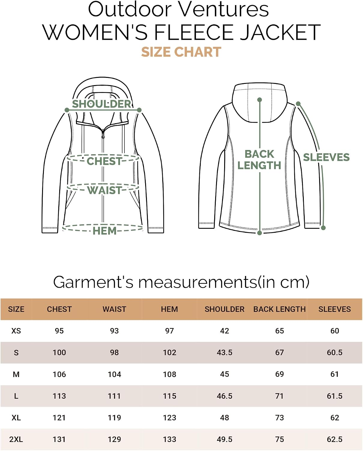 Thumbnail 6 de Outdoor Ventures Damen Fleecejacke 6 Taschen