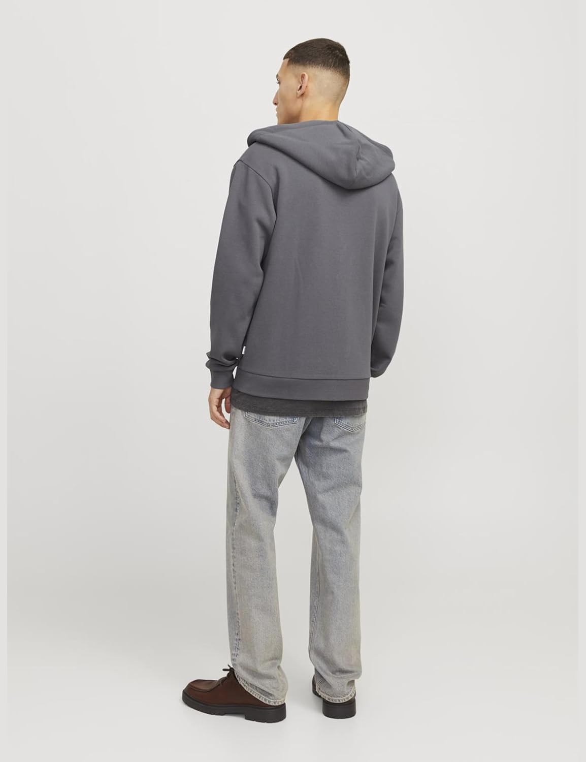 Thumbnail 2 de JACK & JONES Zip Hoodie Plain Zip Hoodie con cappuccio