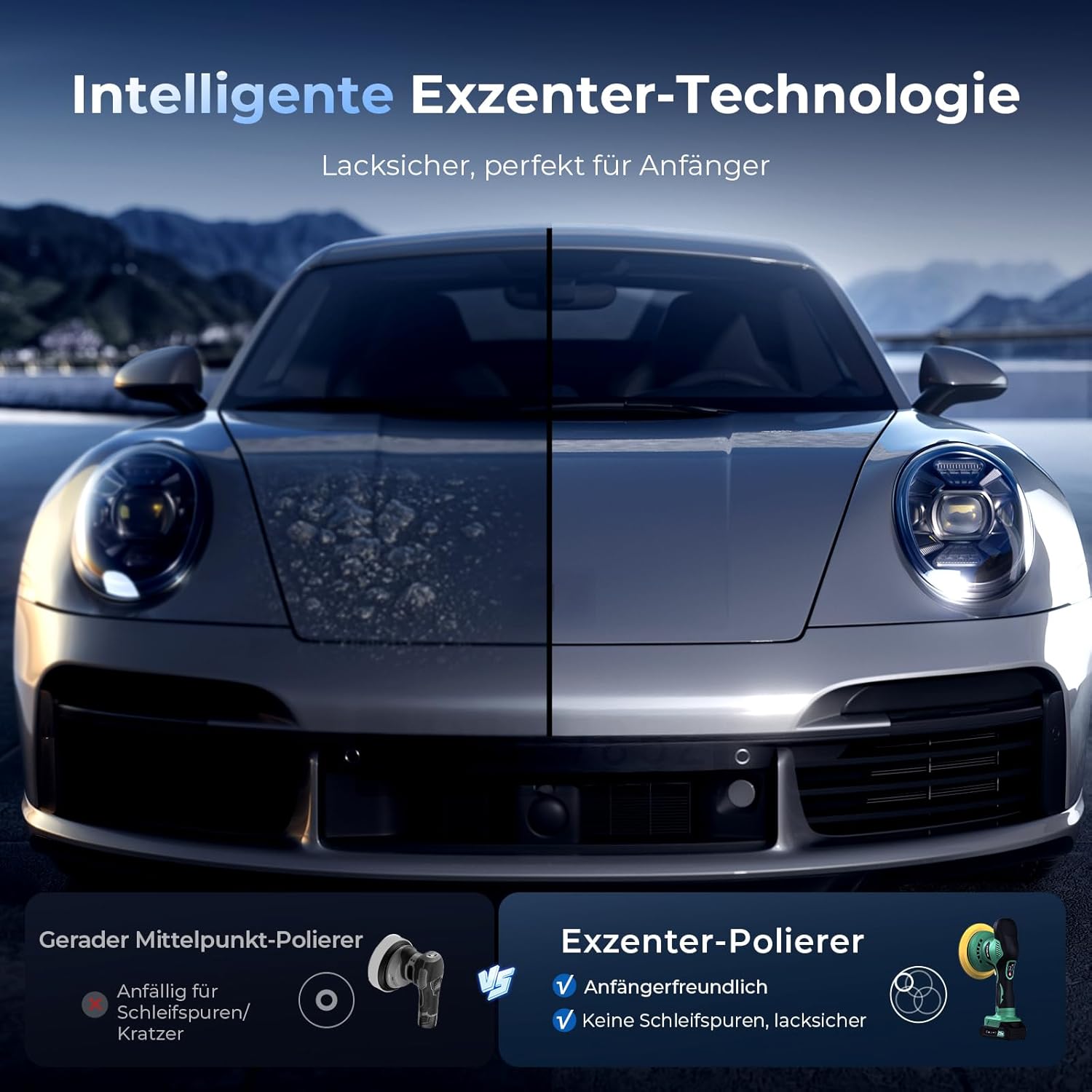 Detalle 2 de ETOOLAB Akku-Poliermaschine für Auto 2.0Ah