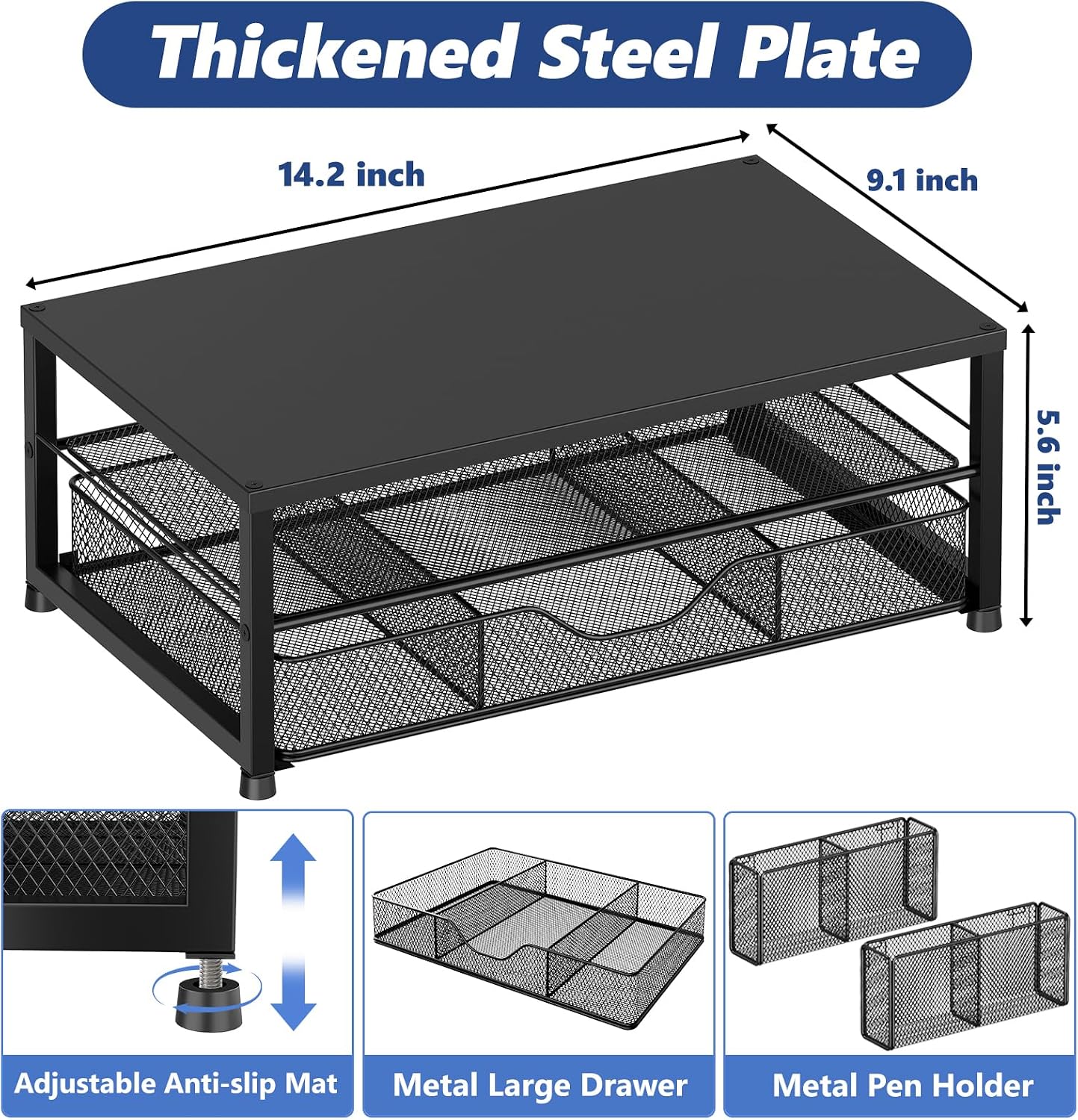Thumbnail 2 de OPNICE Monitor Stand, 2-Tier