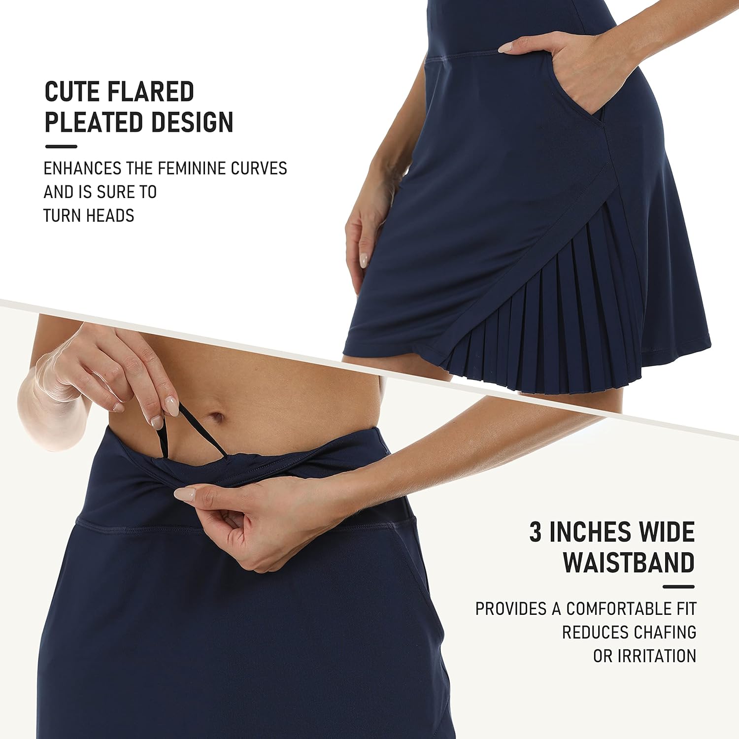 Thumbnail 3 de MoFiz Women's 20" Knee-Length Golf Skort with 4 Pockets