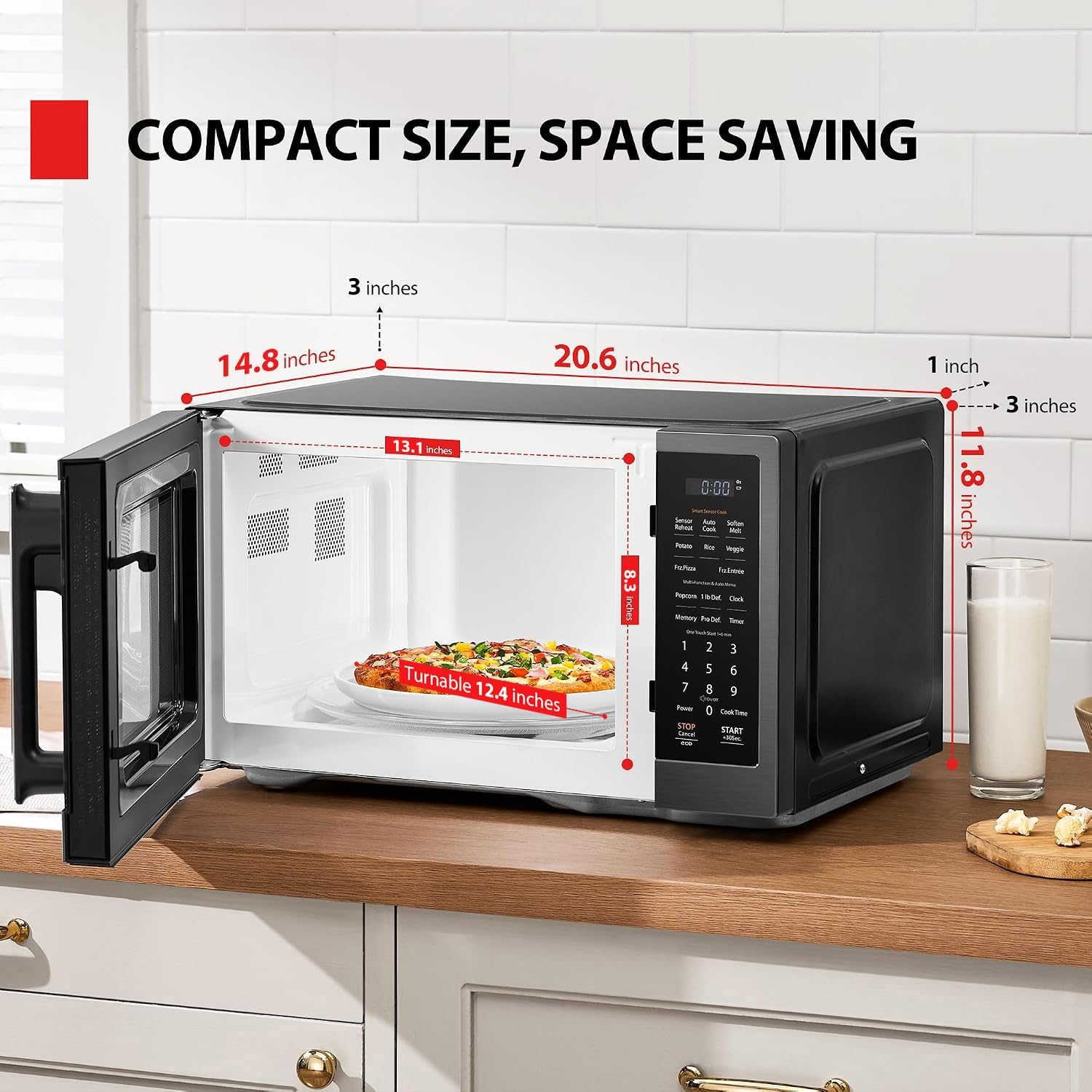 Thumbnail 4 de TOSHIBA ML4-EM12PA(BS) 1.2 Cu Ft Microwave 🍽