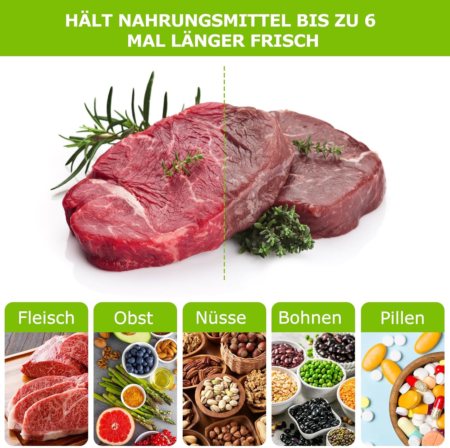 Thumbnail 5 de Bonsenkitchen Vakuumierbeutel 20x30 cm 200er Pack 🥩
