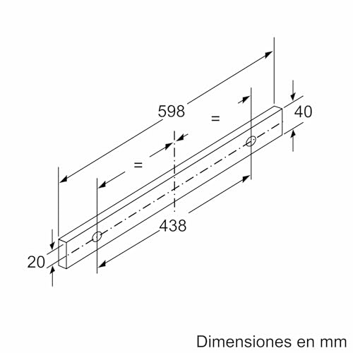 Detalle 2 de Balay 3BT263MB campana telescópica 60 cm