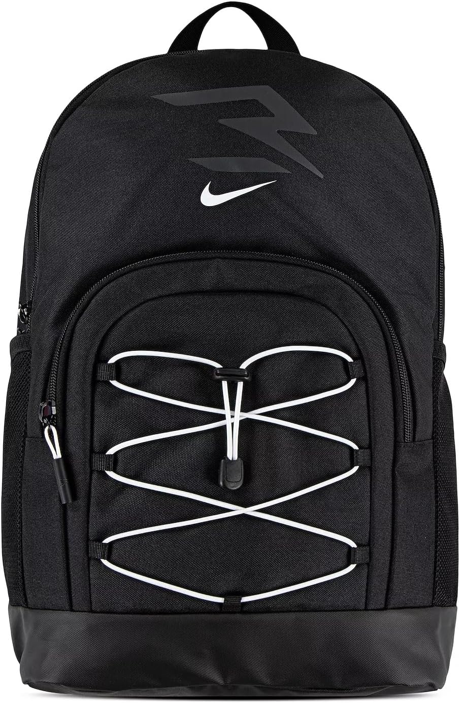 Detalle de Nike 3BRAND Kids Blitz Bungee Backpack for School, Black/White