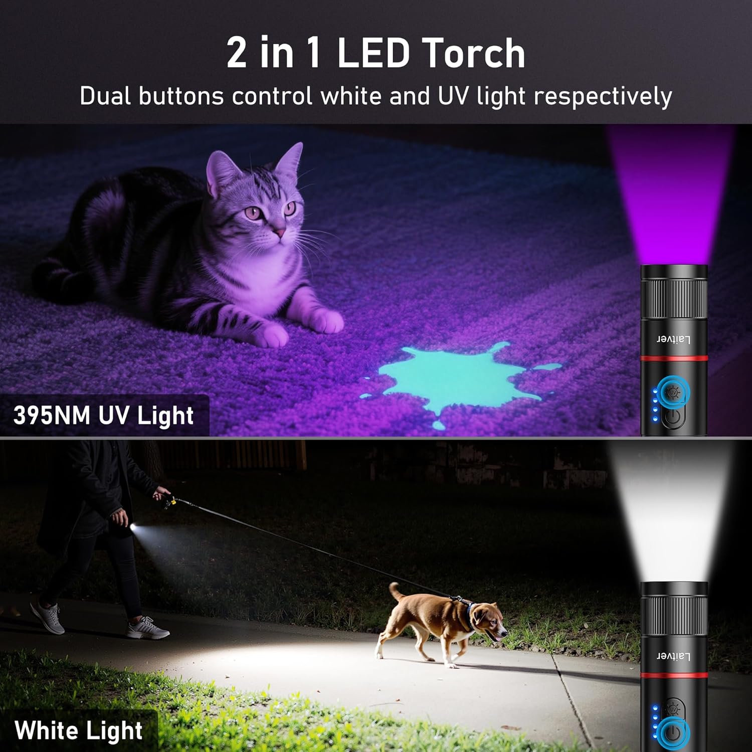 Thumbnail 1 de Laitver LED Torch UV 2000L