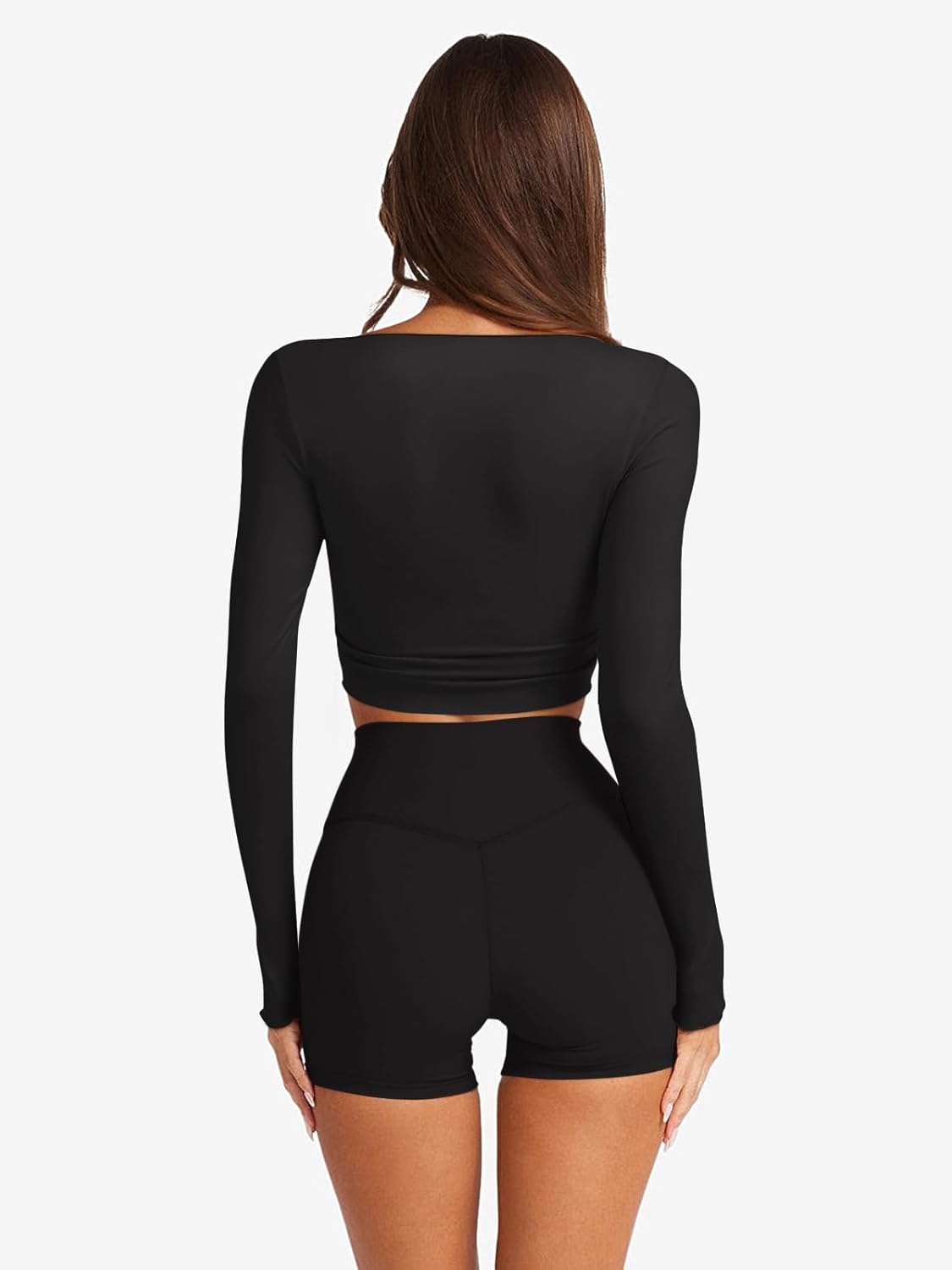Thumbnail 2 de LASLULU Women's Tie Front Wrap Top: Long Sleeve Bolero Cardigan for Yoga, Pilates & Studio to Street