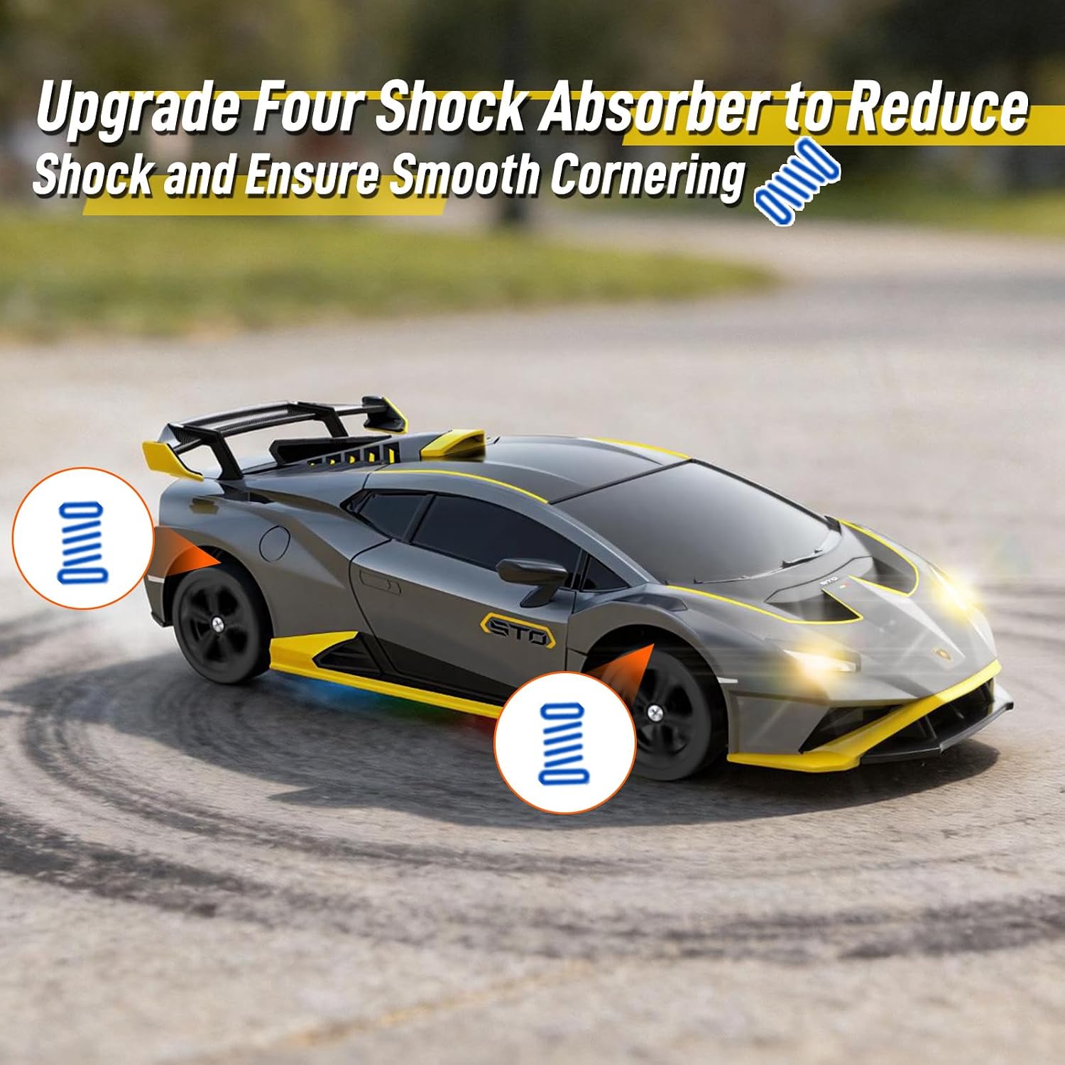 Thumbnail 2 de YONCHER Coche Teledirigido Lamborghini Huracán STO 1:24