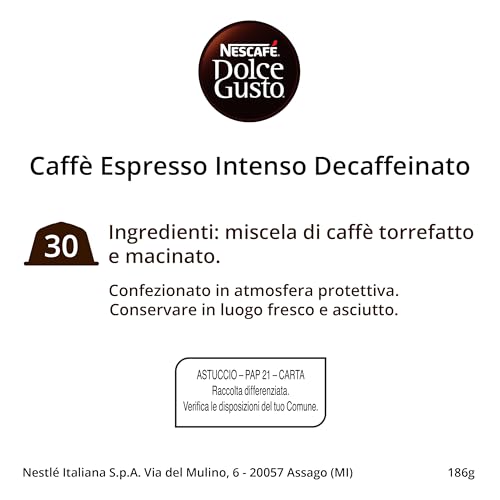 Thumbnail 7 de NESCAFÉ Dolce Gusto Espresso Intenso Decaffeinato Caffè 48 Capsule